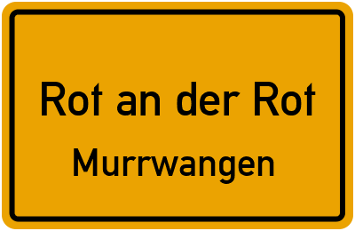 Straßenverzeichnis Rot an der Rot Murrwangen