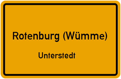 Straßenverzeichnis Rotenburg (Wümme) Unterstedt