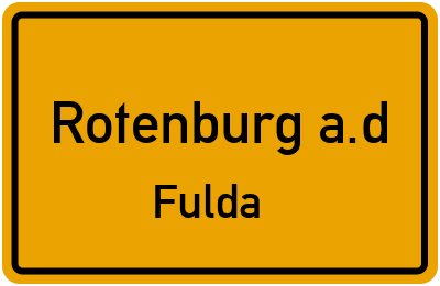 Branchenbuch Rotenburg a.d. Fulda, Hessen