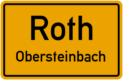 Straßenverzeichnis Roth Obersteinbach