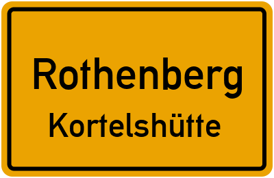 Straßenverzeichnis Rothenberg Kortelshütte