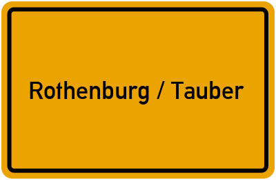 Branchenbuch Rothenburg / Tauber, Bayern