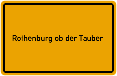 Branchenbuch Rothenburg ob der Tauber, Bayern
