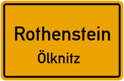 Straßenverzeichnis Rothenstein Ölknitz