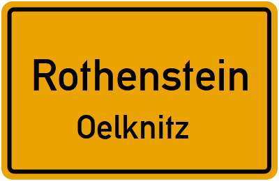 Straßenverzeichnis Rothenstein Oelknitz