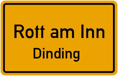 Straßenverzeichnis Rott am Inn Dinding