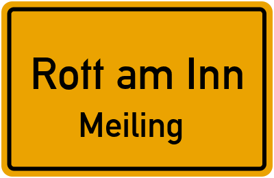 Straßenverzeichnis Rott am Inn Meiling