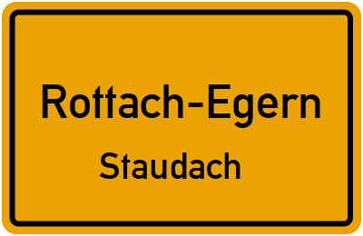 Straßenverzeichnis Rottach-Egern Staudach