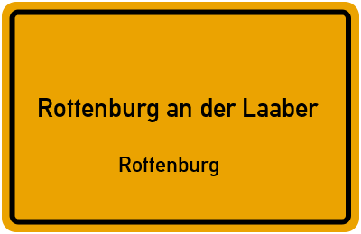 Straßenverzeichnis Rottenburg an der Laaber Rottenburg