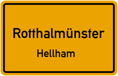 Straßenverzeichnis Rotthalmünster Hellham