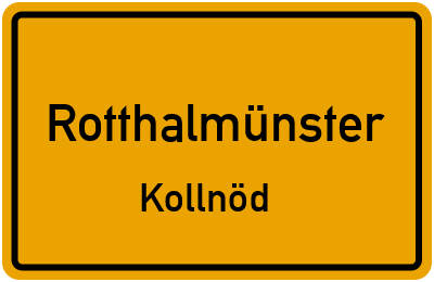 Straßenverzeichnis Rotthalmünster Kollnöd