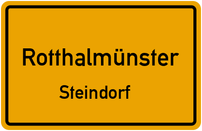 Straßenverzeichnis Rotthalmünster Steindorf