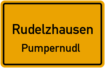 Straßenverzeichnis Rudelzhausen Pumpernudl
