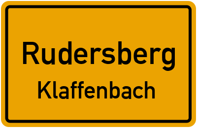 Straßenverzeichnis Rudersberg Klaffenbach