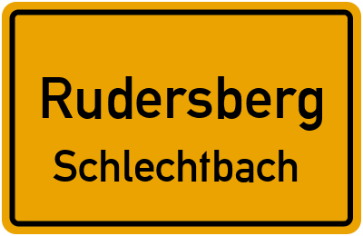 Straßenverzeichnis Rudersberg Schlechtbach
