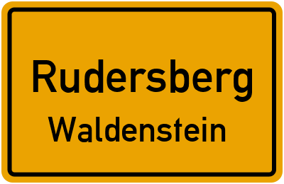 Straßenverzeichnis Rudersberg Waldenstein