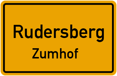 Straßenverzeichnis Rudersberg Zumhof