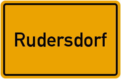 Rudersdorf in Thüringen