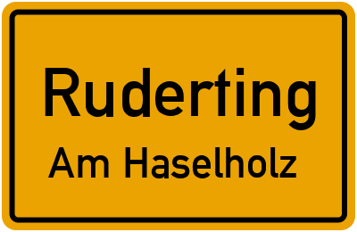Straßenverzeichnis Ruderting Am Haselholz