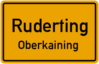 Straßenverzeichnis Ruderting Oberkaining
