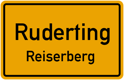 Straßenverzeichnis Ruderting Reiserberg