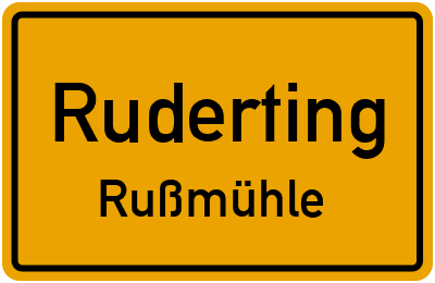 Straßenverzeichnis Ruderting Rußmühle