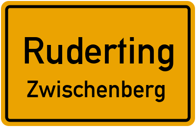 Straßenverzeichnis Ruderting Zwischenberg
