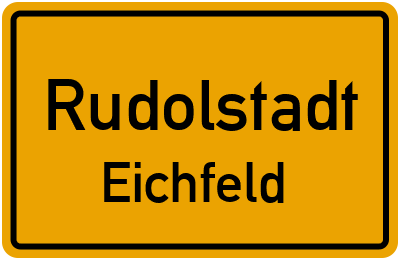 Straßenverzeichnis Rudolstadt Eichfeld