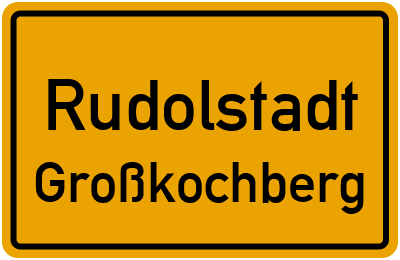 Straßenverzeichnis Rudolstadt Großkochberg