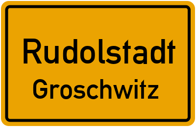 Straßenverzeichnis Rudolstadt Groschwitz