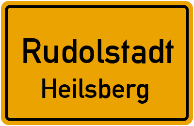 Straßenverzeichnis Rudolstadt Heilsberg