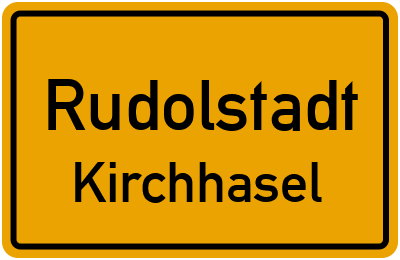 Straßenverzeichnis Rudolstadt Kirchhasel