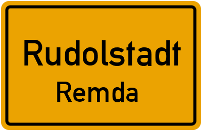 Straßenverzeichnis Rudolstadt Remda