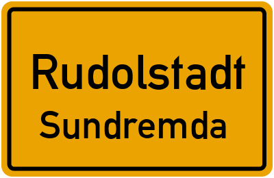 Straßenverzeichnis Rudolstadt Sundremda