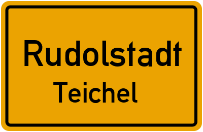 Straßenverzeichnis Rudolstadt Teichel