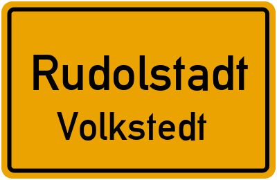 Straßenverzeichnis Rudolstadt Volkstedt
