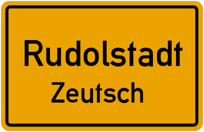 Straßenverzeichnis Rudolstadt Zeutsch