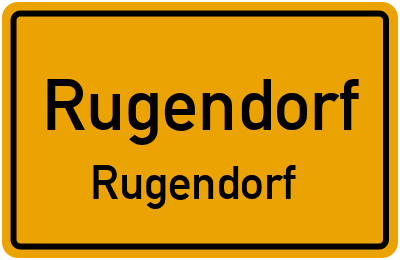 Ortsschild Rugendorf Rugendorf