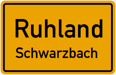 Straßenverzeichnis Ruhland Schwarzbach