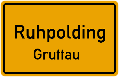 Straßenverzeichnis Ruhpolding Gruttau