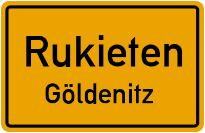 Straßenverzeichnis Rukieten Göldenitz