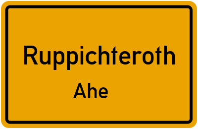 Straßenverzeichnis Ruppichteroth Ahe