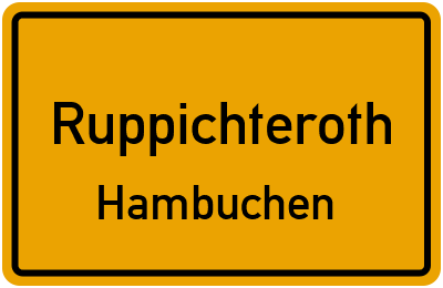 Straßenverzeichnis Ruppichteroth Hambuchen