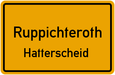 Straßenverzeichnis Ruppichteroth Hatterscheid