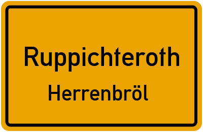 Straßenverzeichnis Ruppichteroth Herrenbröl