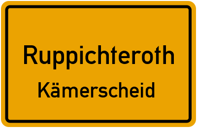 Straßenverzeichnis Ruppichteroth Kämerscheid
