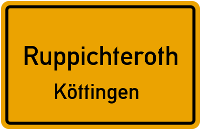 Straßenverzeichnis Ruppichteroth Köttingen