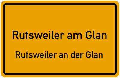 Straßenverzeichnis Rutsweiler am Glan Rutsweiler an der Glan