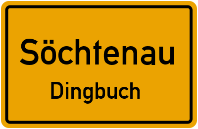 Straßenverzeichnis Söchtenau Dingbuch