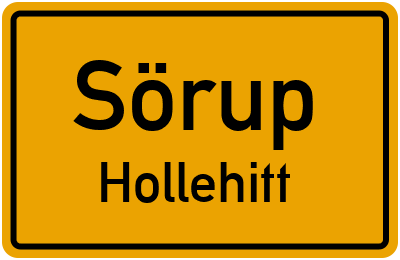 Straßenverzeichnis Sörup Hollehitt